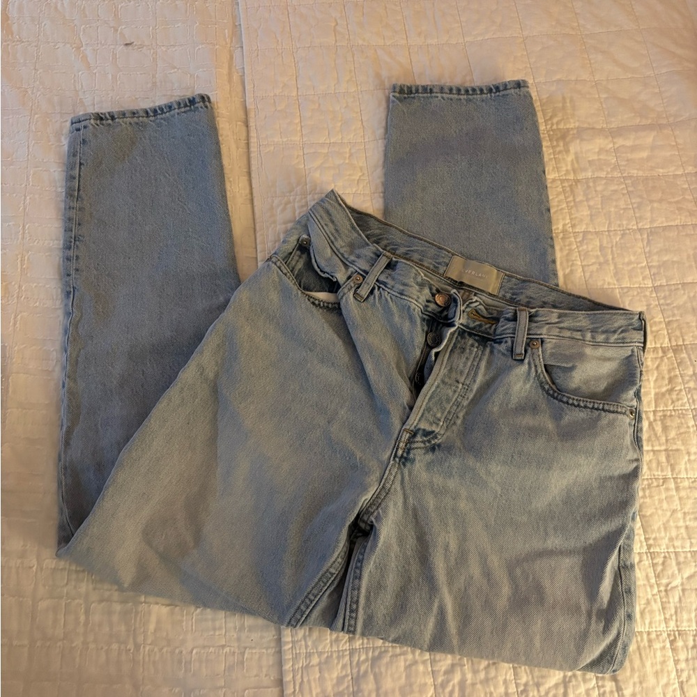 Everlane Light Blue Straight Jeans